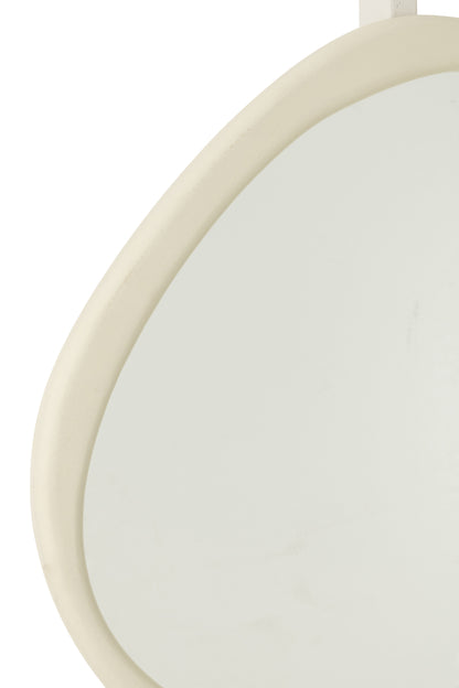 Wandspiegel Moderna Mdf/Spiegel Wit Middelgroot