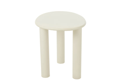 Bijzettafel Bali Mdf/Pvc Wit Klein