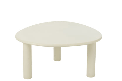 Bijzettafel Bali Mdf/Pvc Wit Middelgroot
