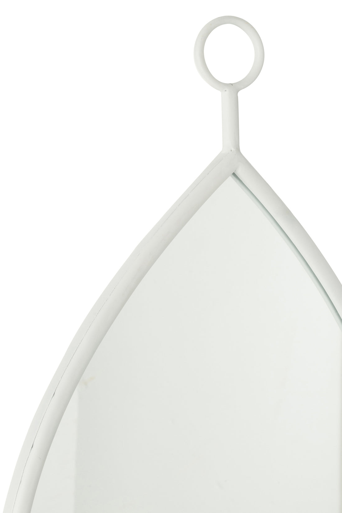 Hangende Spiegel Druppelspiegel/MDF Wit Middelgroot