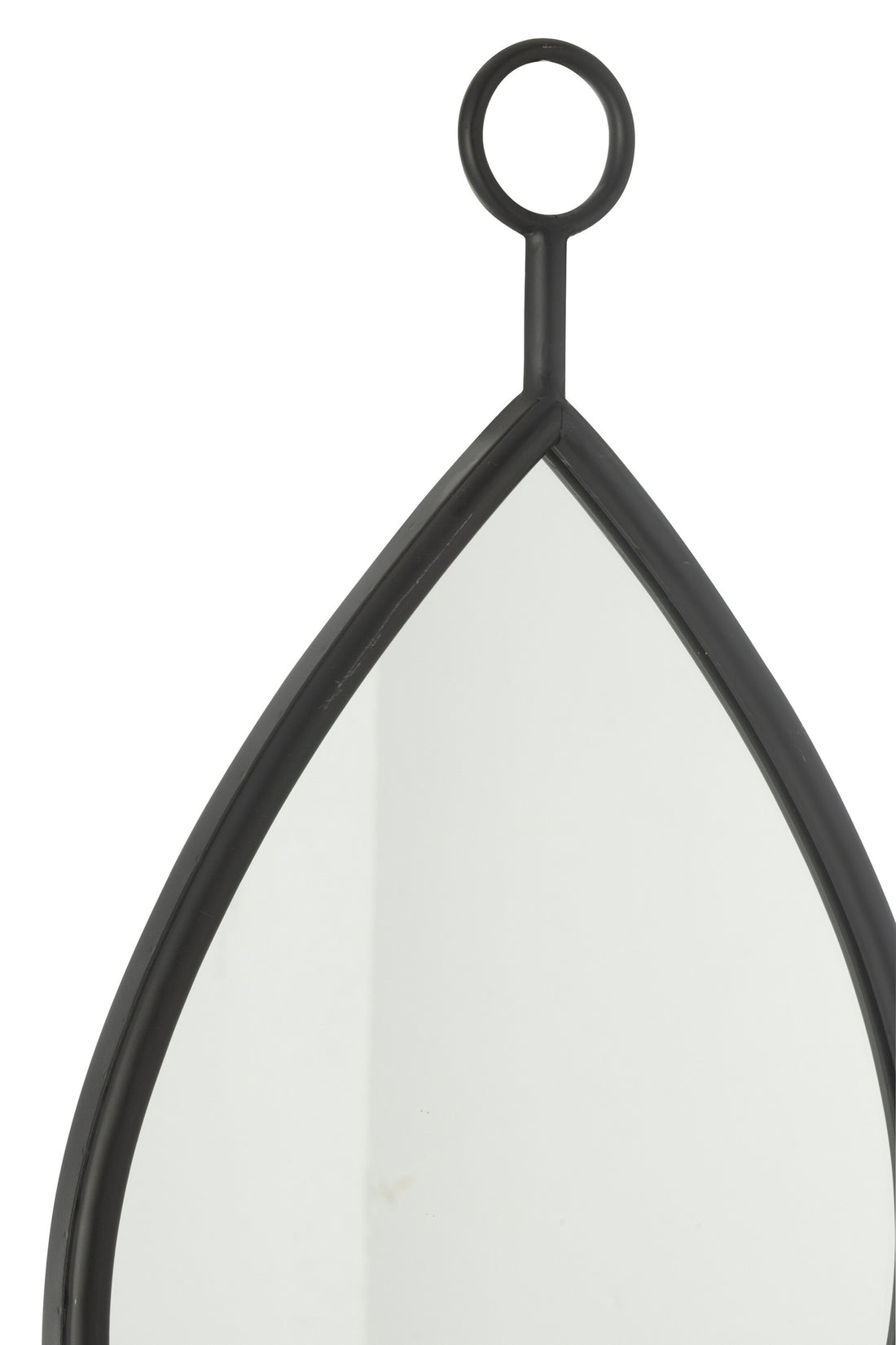 Hangende spiegel Drop Mirror/Mdf Zwart Klein