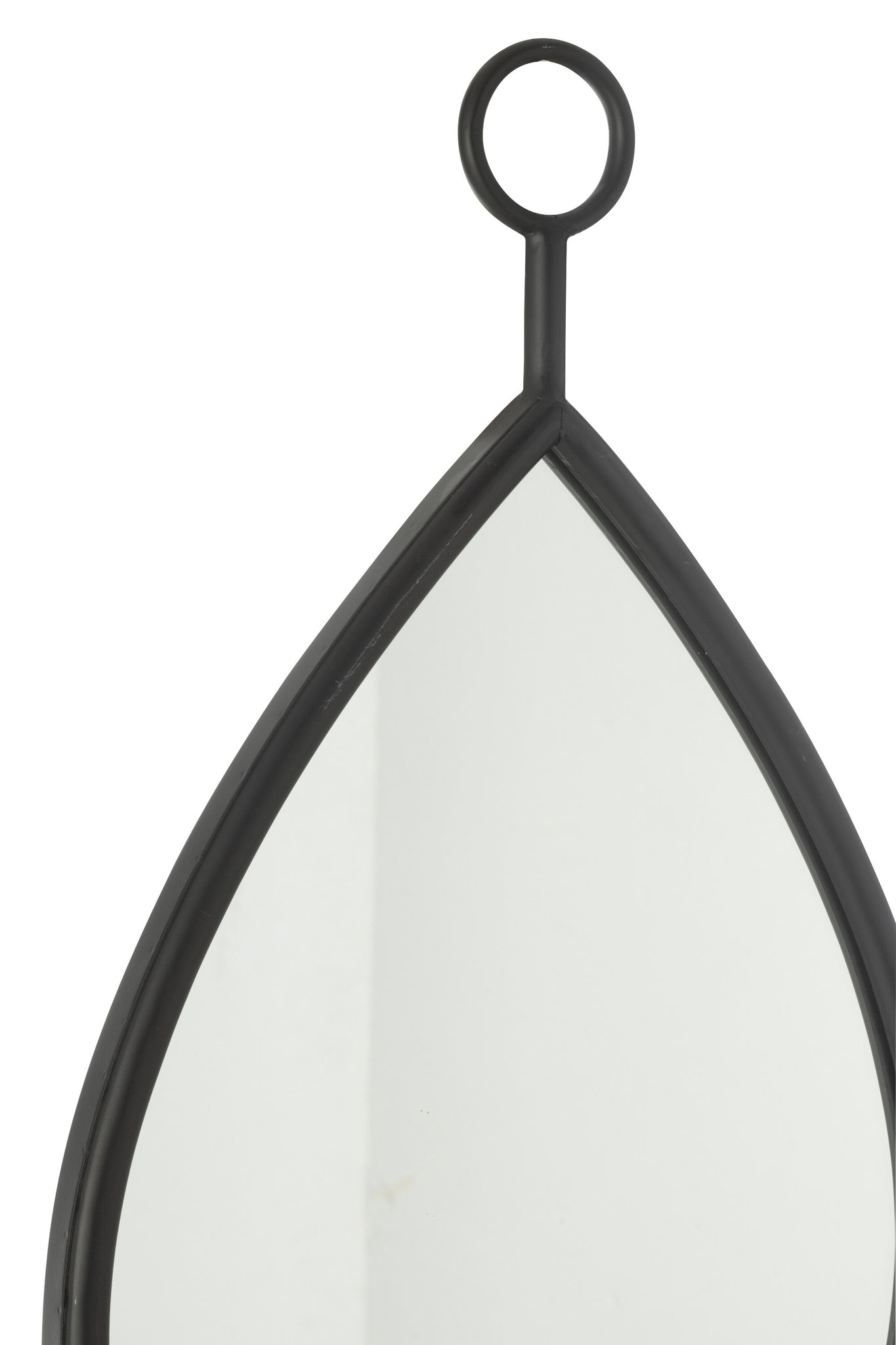 Hangende spiegel Drop Mirror/Mdf Zwart Klein
