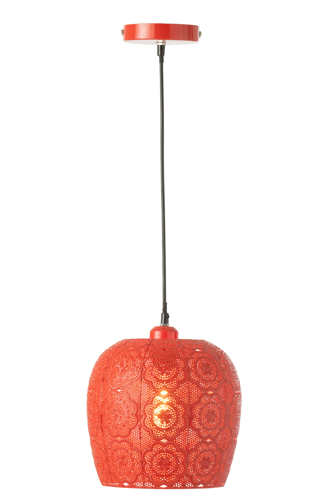 Hanglamp Levend Metaal Rood