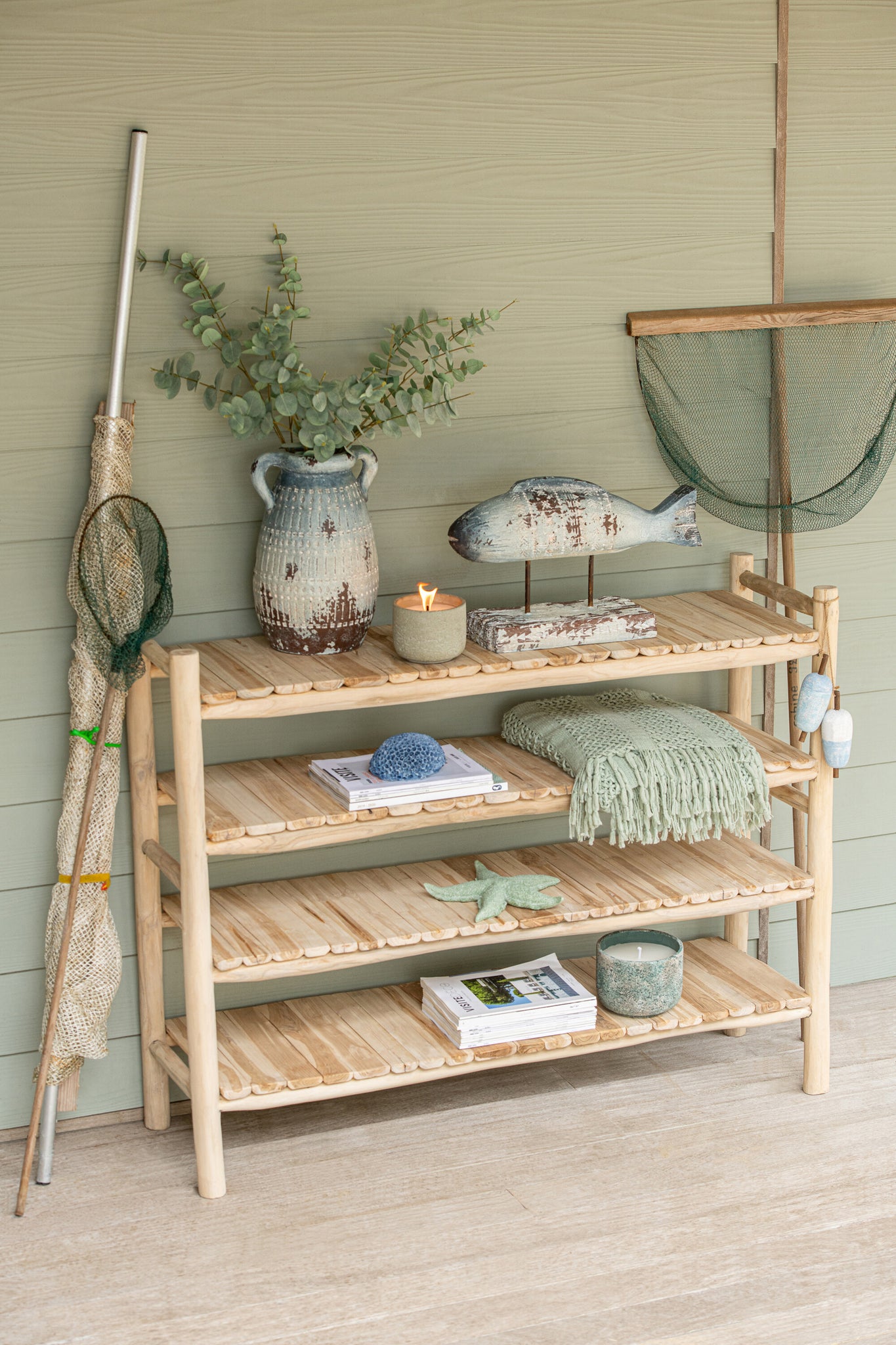 Rack Ranch Teak Wood Natural