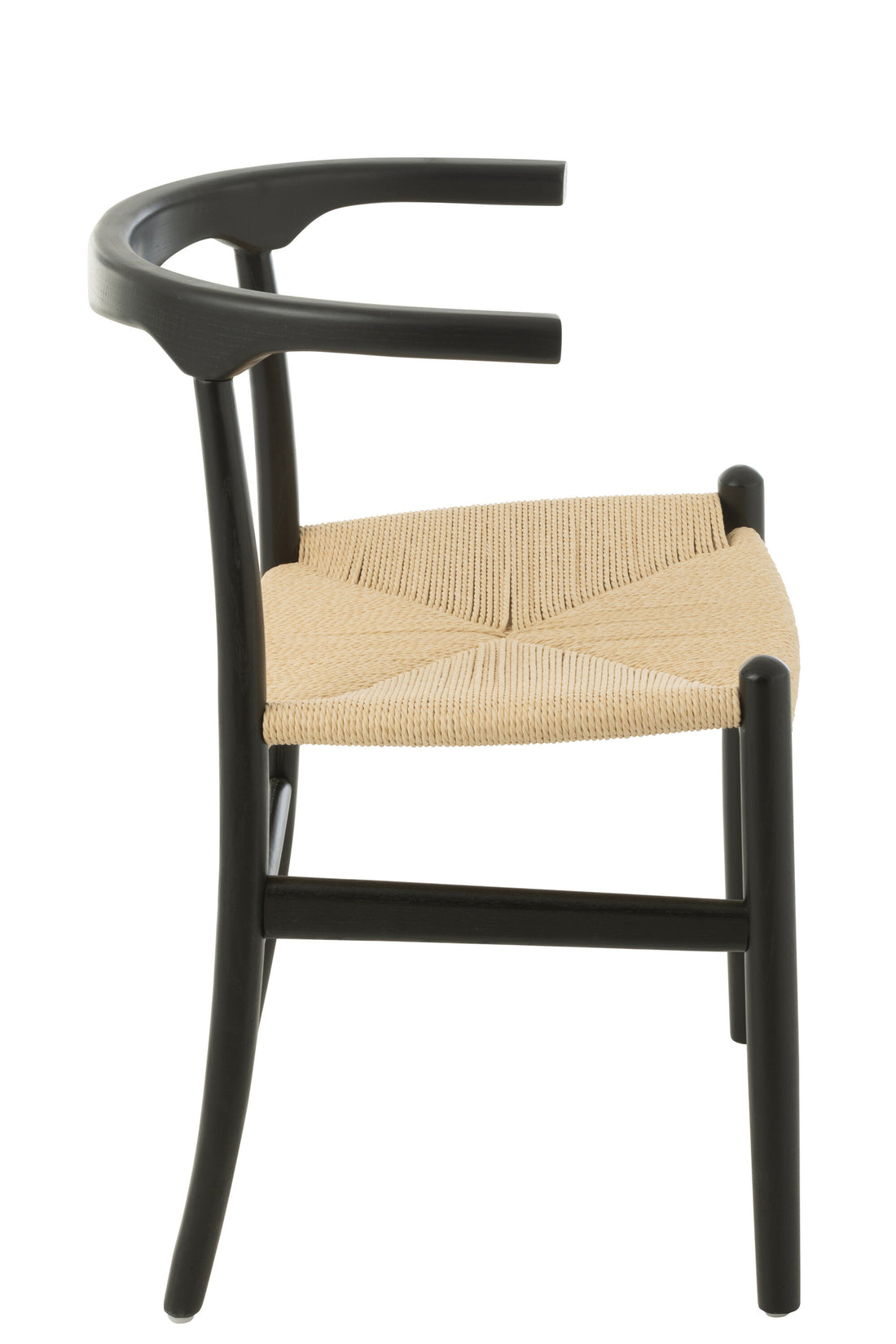 Chair Toon Beech Wood/Rope Black