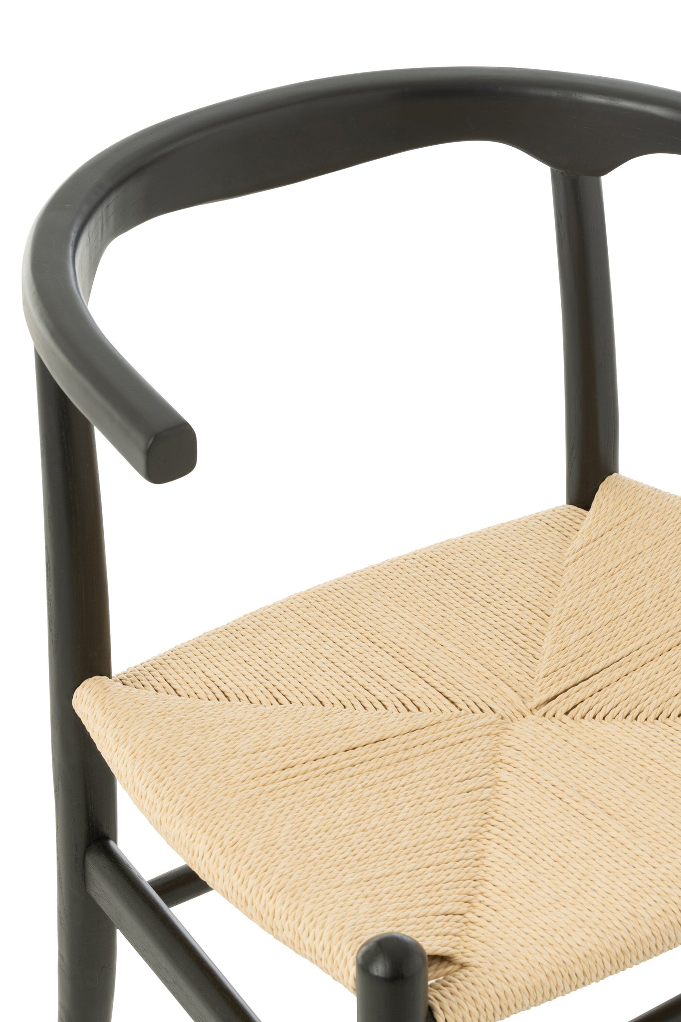 Chair Toon Beech Wood/Rope Black