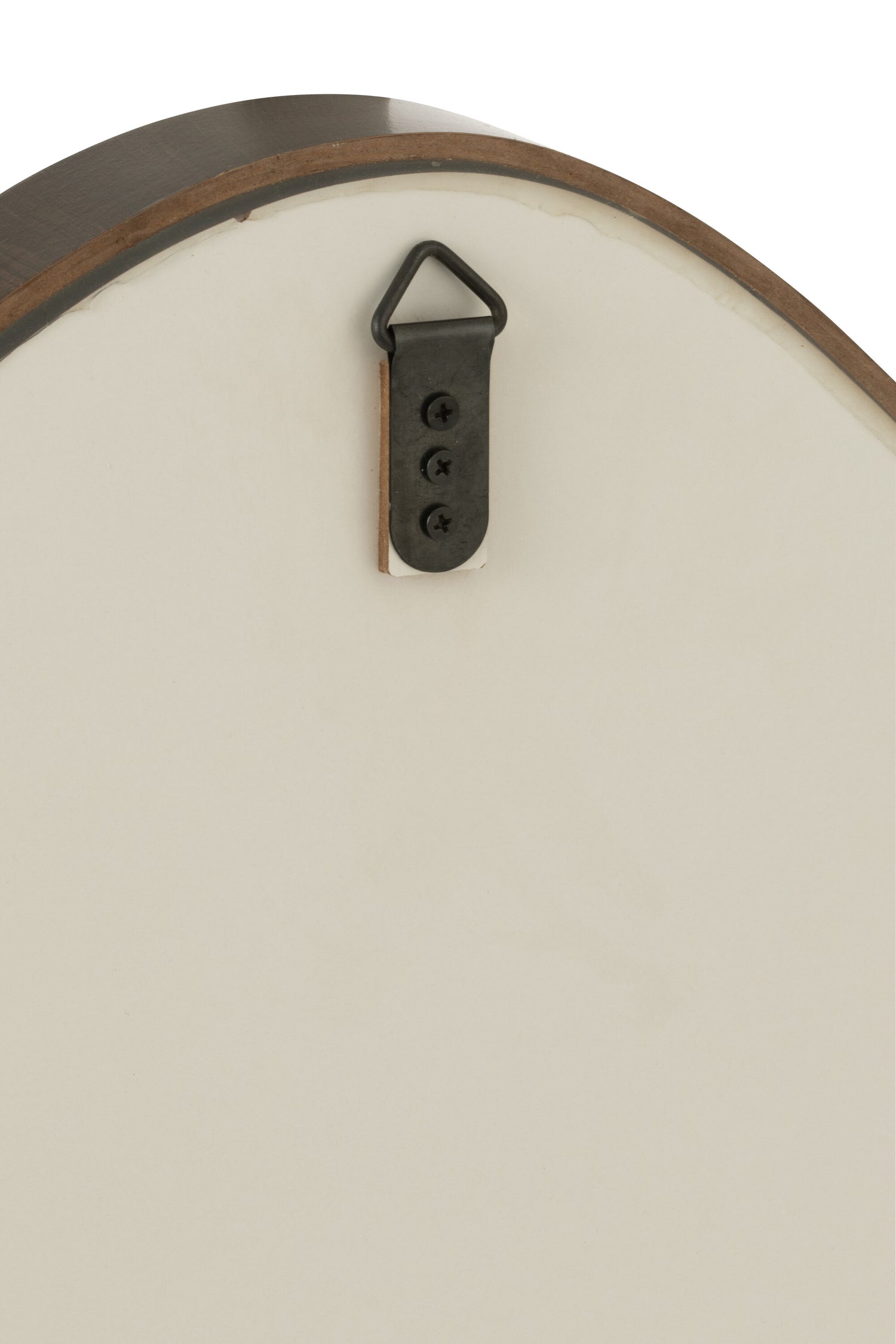 Hangende Spiegel Abstracte Spiegel/MDF Donkerbruin Klein