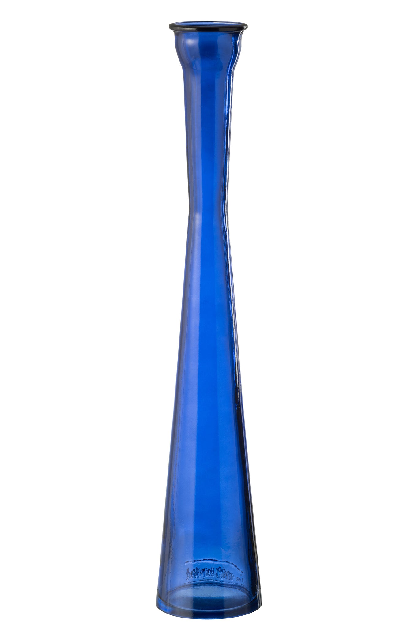 Vaas Buis Glas Blauw 9,5x9,5x51cm