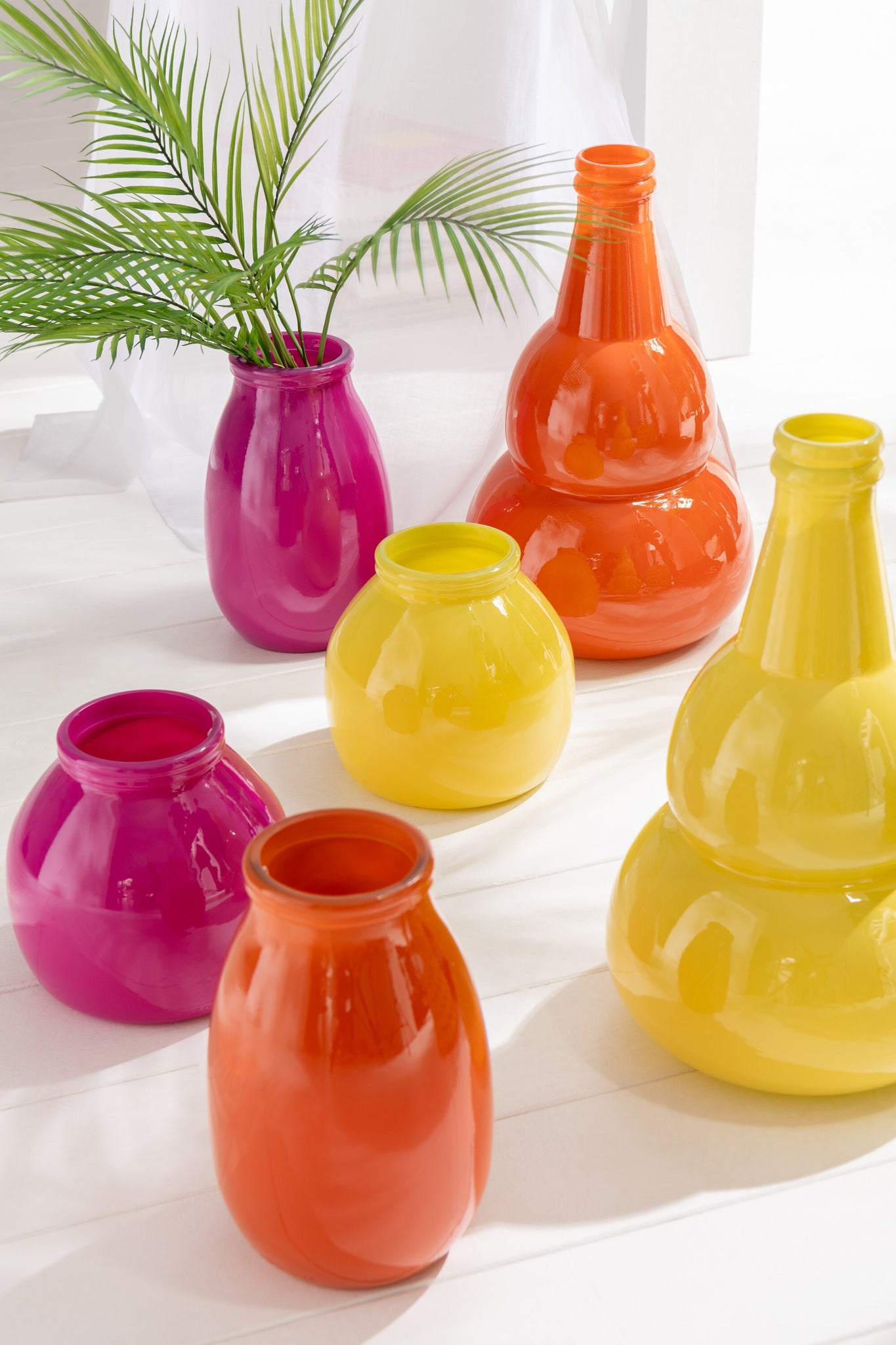 Vaas Glas Geel Klein