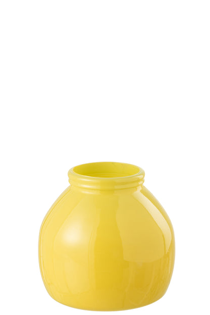 Vaas Glas Geel Klein