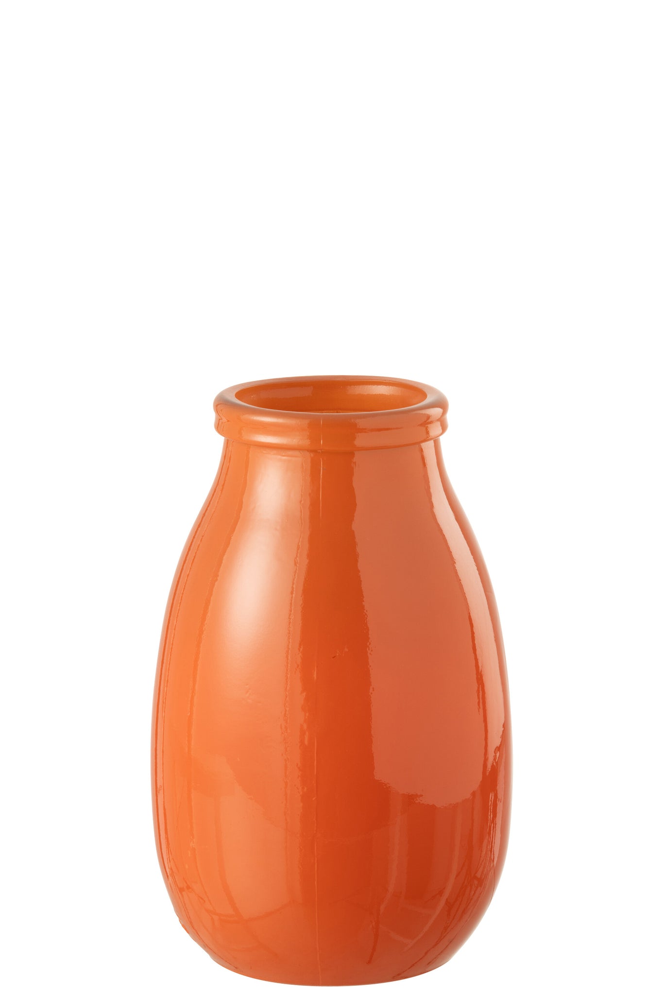 Vaas Glas Oranje Groot