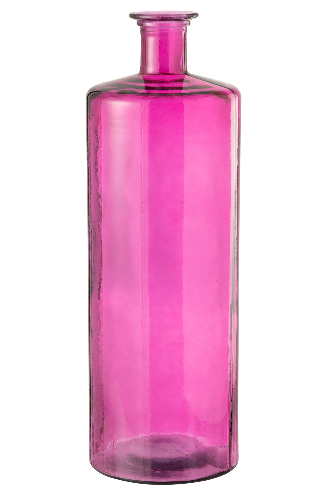 Vaas Fles Glas Roze Groot