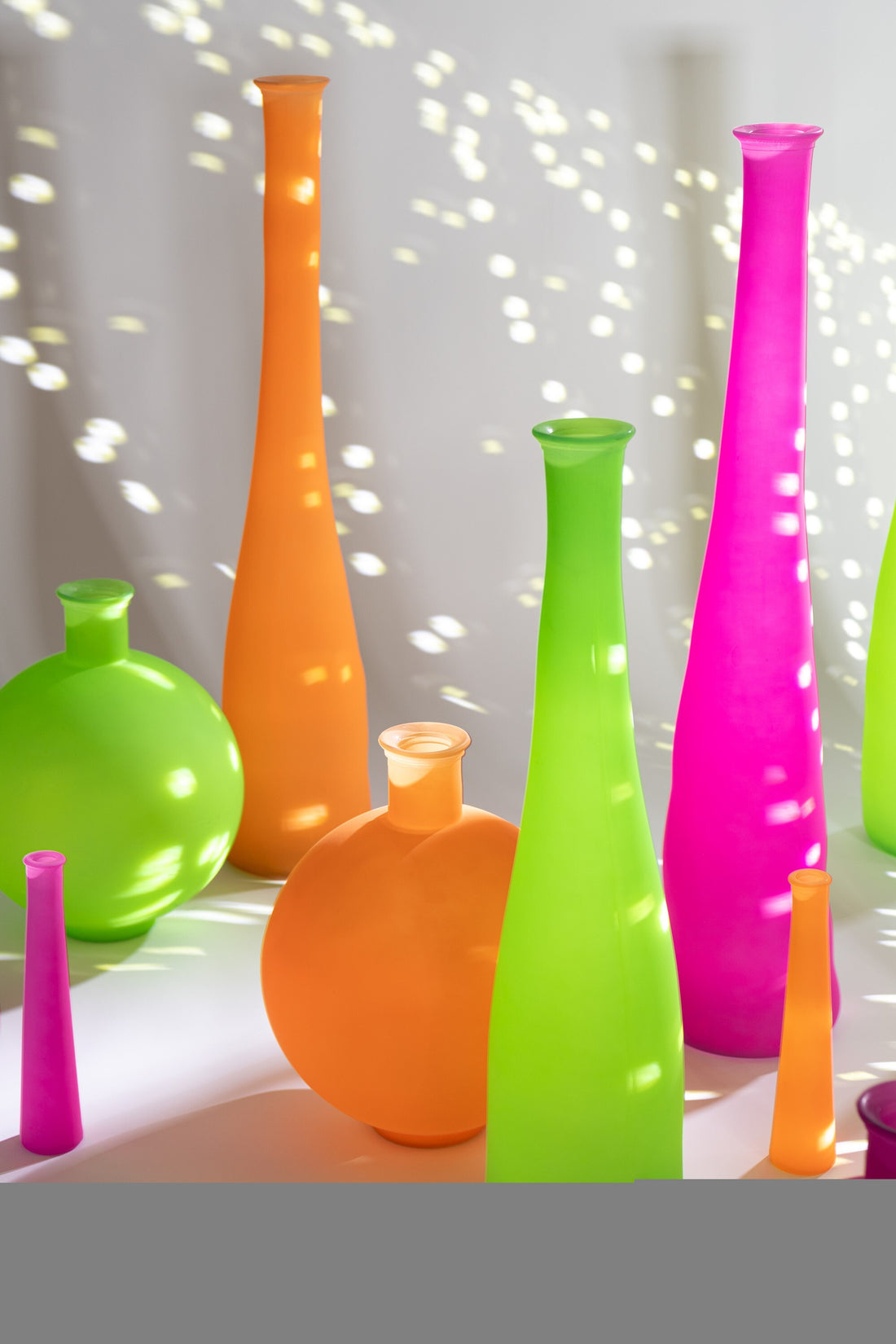 Vaas Buis Glas Neon Oranje