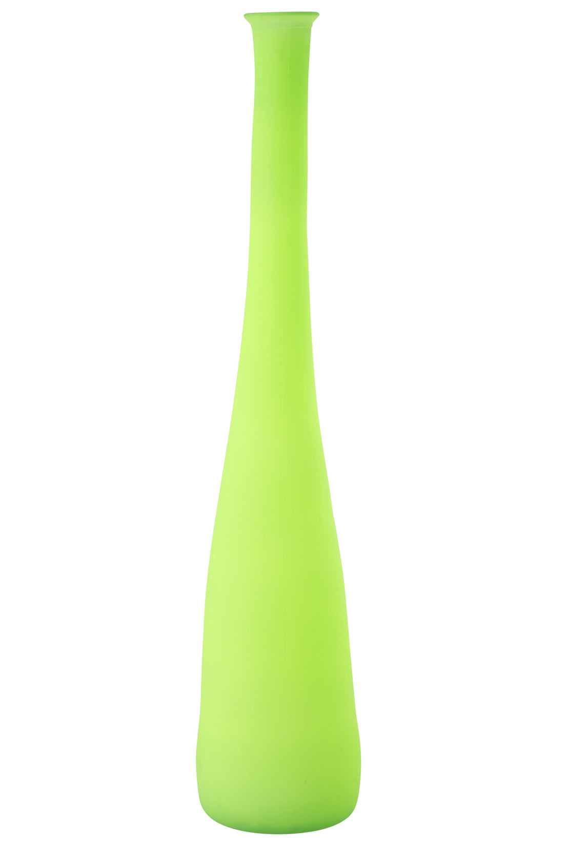 Vaas Fles Glas Neon Groen Groot