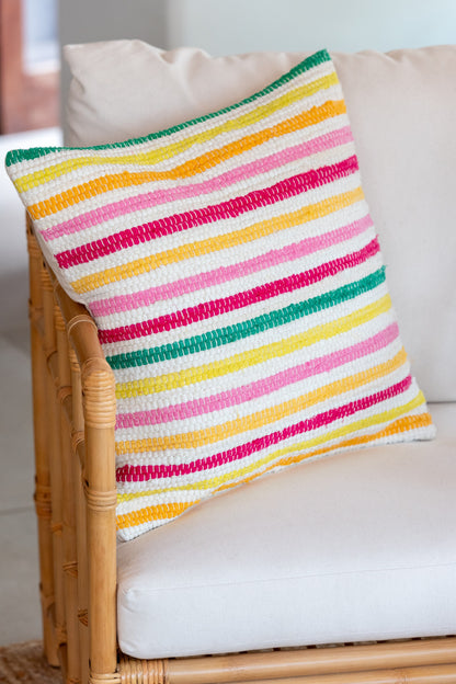 Kussen Cocoon Strepen Katoenmix