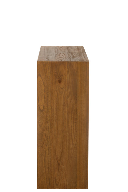 Wandrek Kubus Hout Bruin