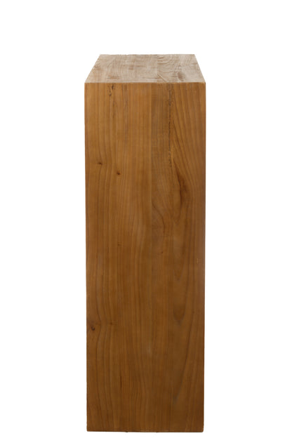 Wandrek Kubus 4P Hout Bruin