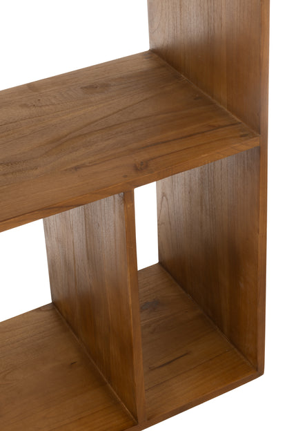 Wandrek Kubus 4P Hout Bruin