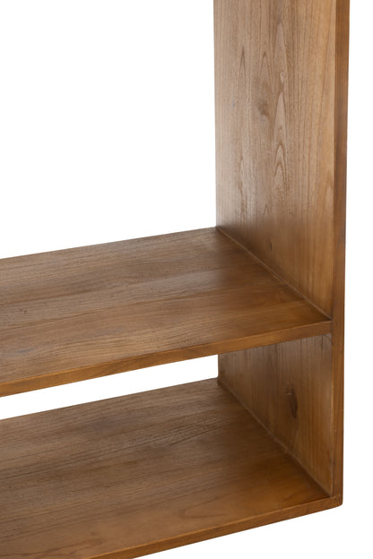 Wandrek Kubus 4P Hout Bruin