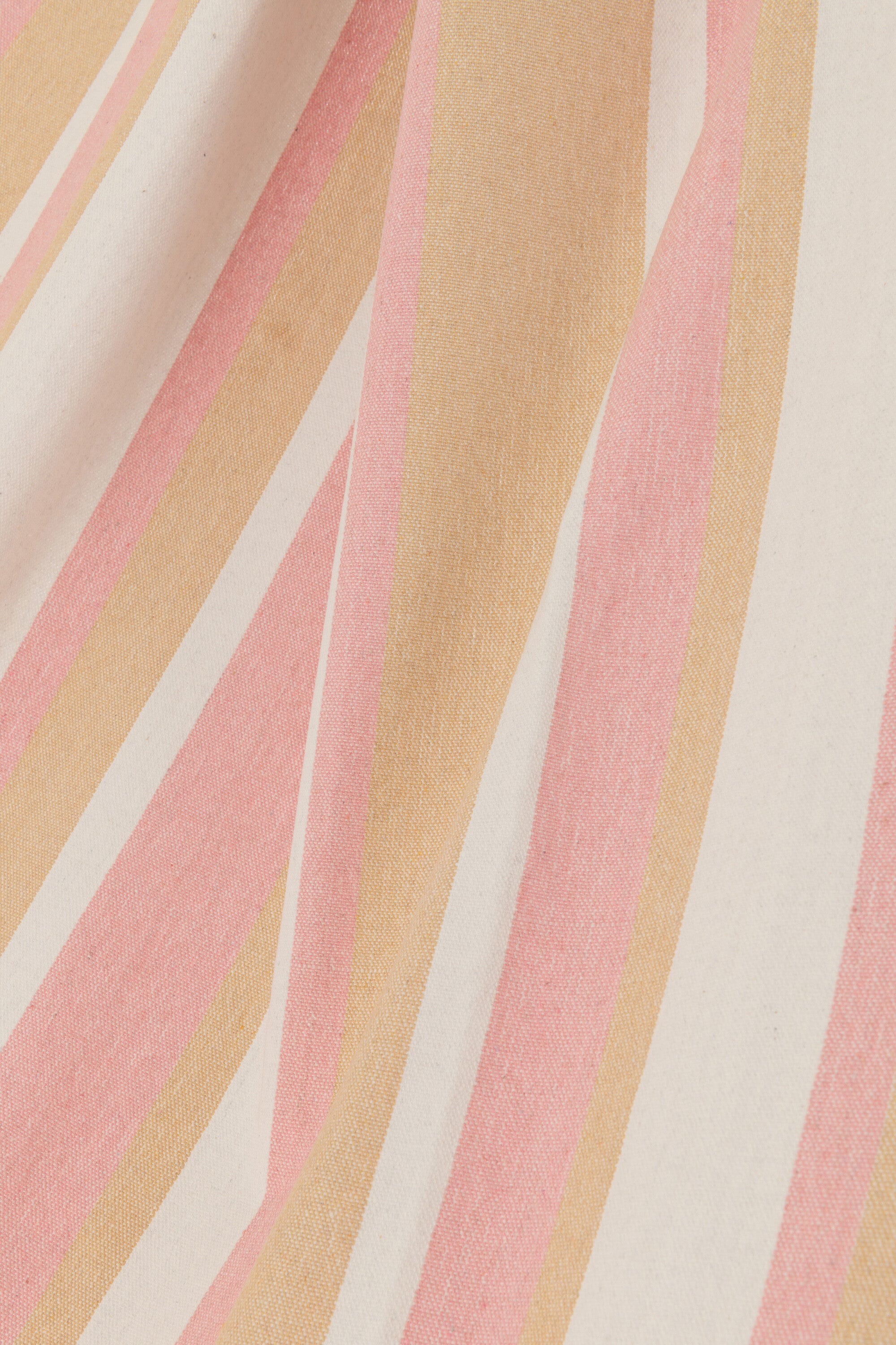 Hangmat Strepen Katoen/Polyester Wit/Beige/Roze