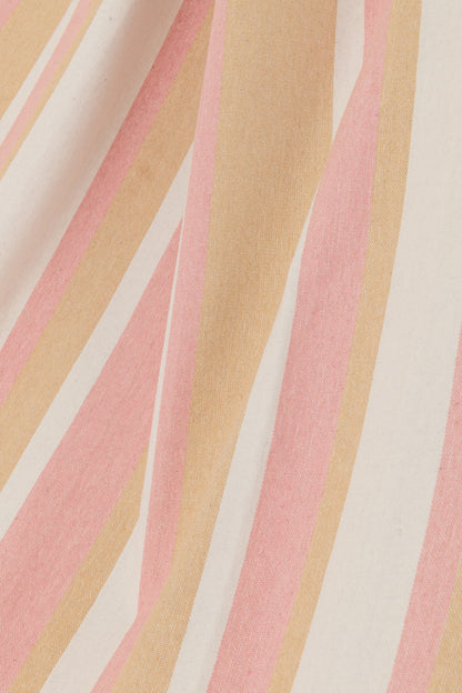 Hangmat Strepen Katoen/Polyester Wit/Beige/Roze