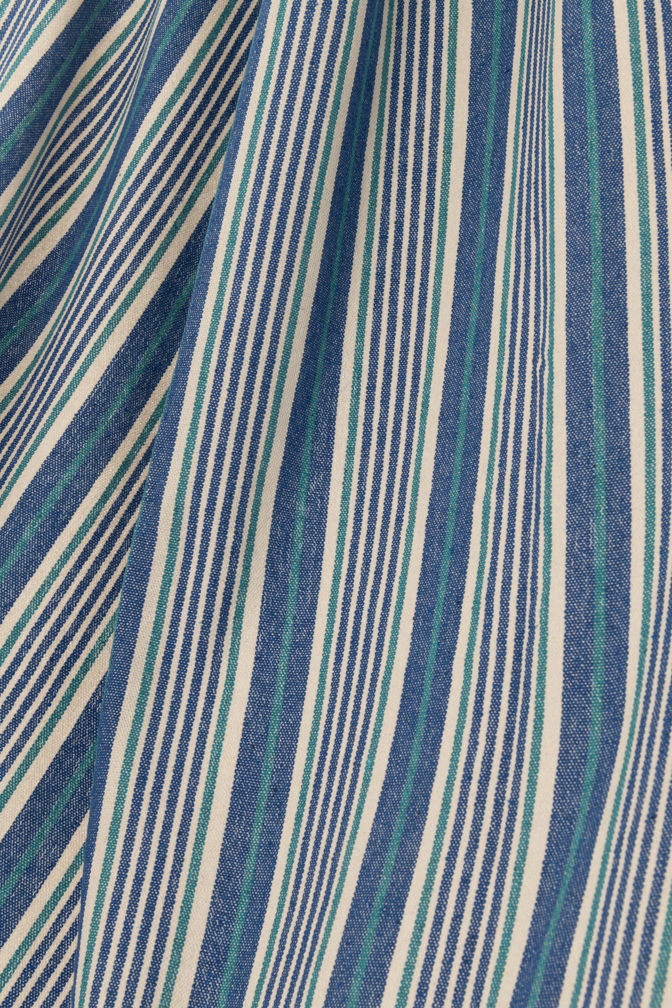 Hangmat Strepen Katoen/Polyester Blauw/Wit