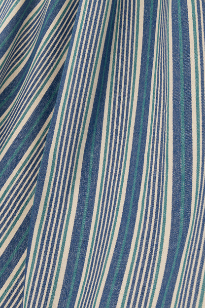 Hangmat Strepen Katoen/Polyester Blauw/Wit