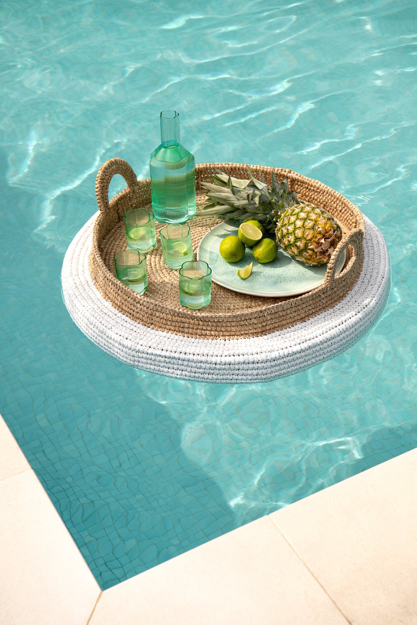 Plank Drijvend Polystyreen Wit/Natuurlijk