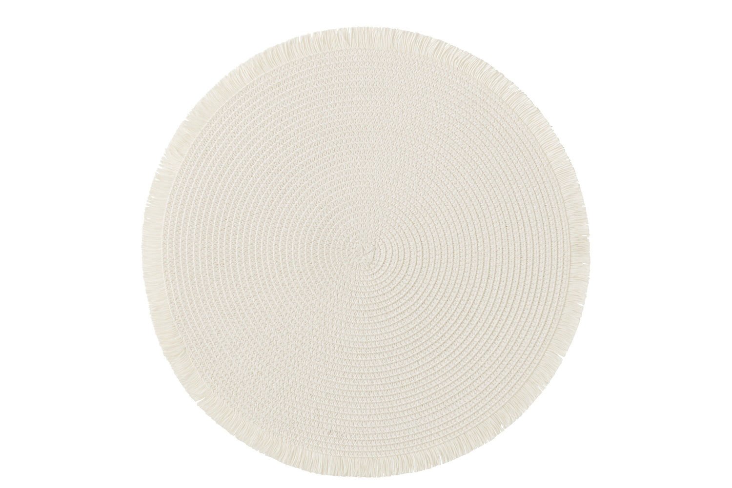 Placemat Ronde Papier Wit