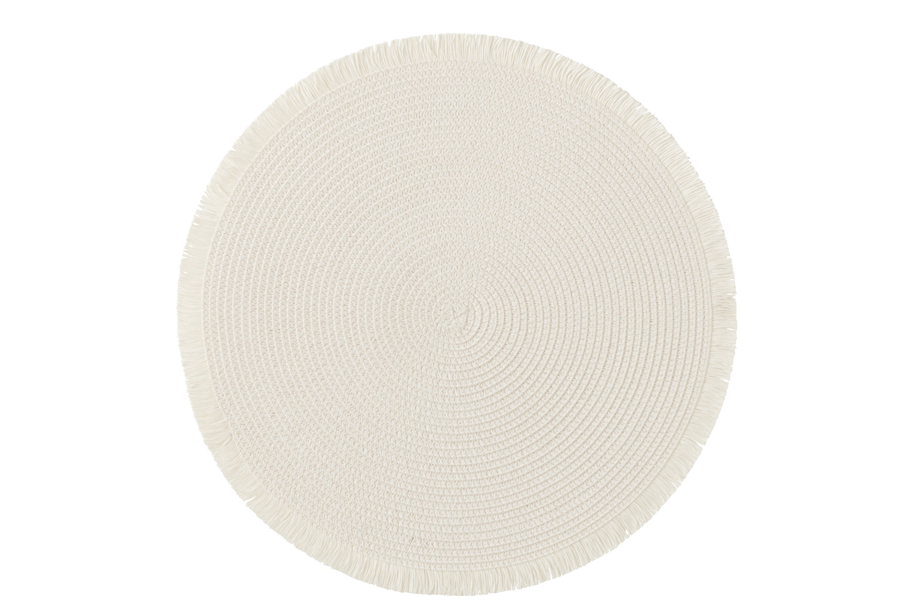 Placemat Ronde Papier Wit