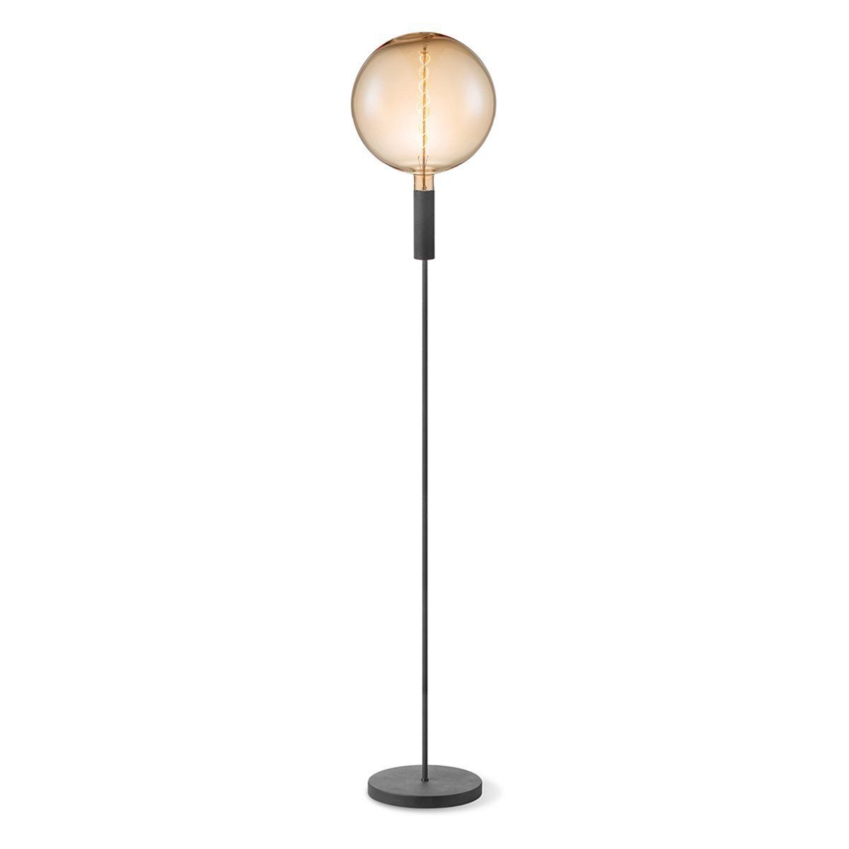 Sola 130 1L Vloerlamp zand zwart - Design Vloerlamp