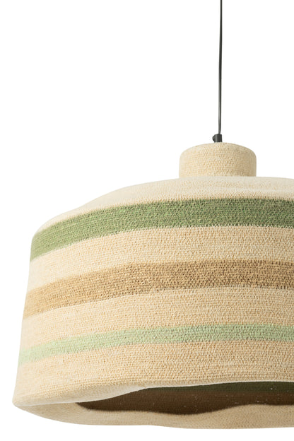 Hanglamp Strepen Zeegras Natuur/Groen