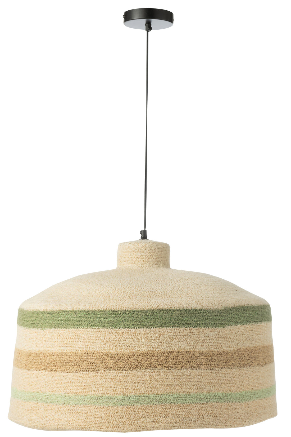 Hanglamp Strepen Zeegras Natuur/Groen