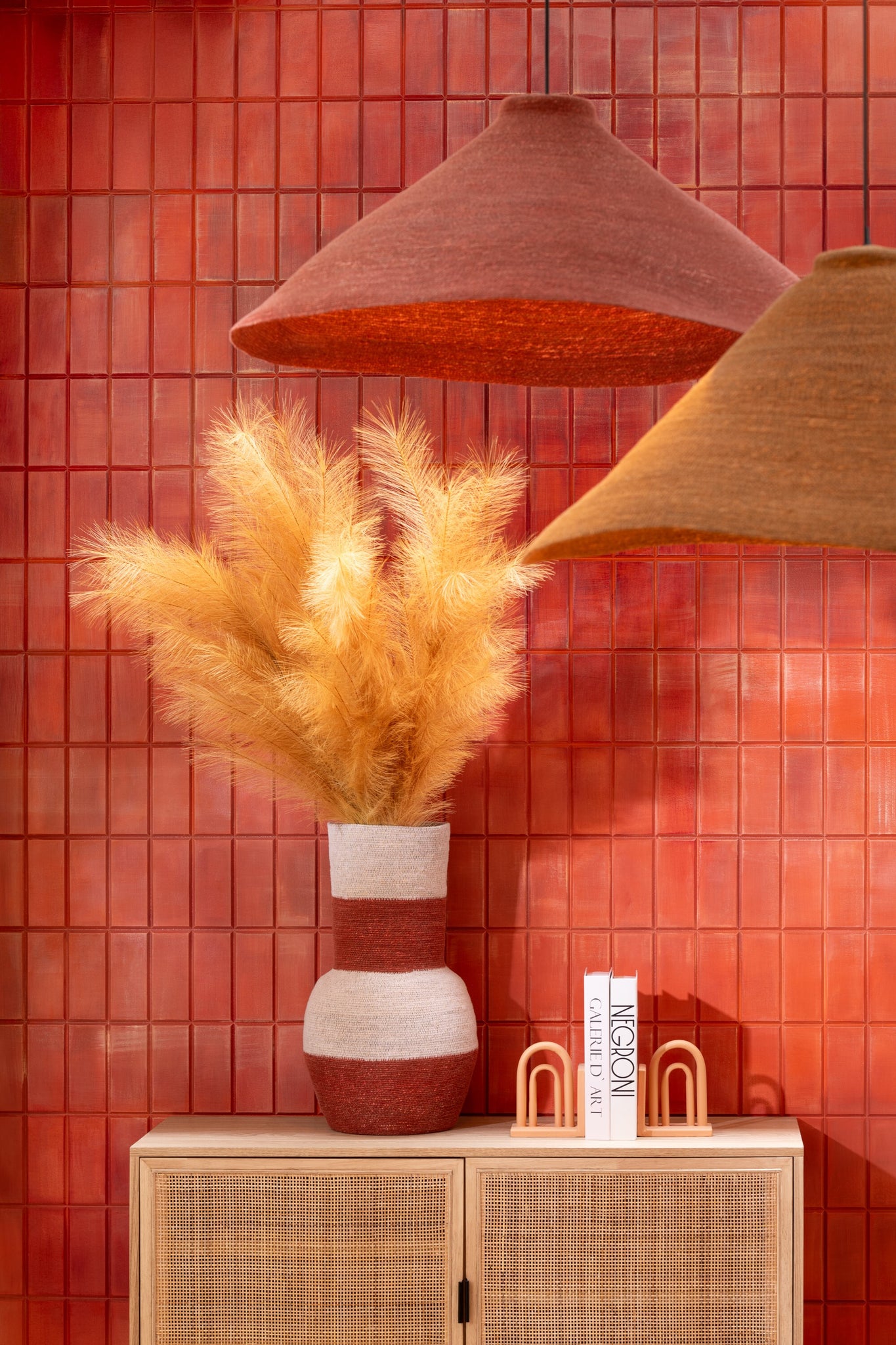 Hanglamp Zeegras Roest