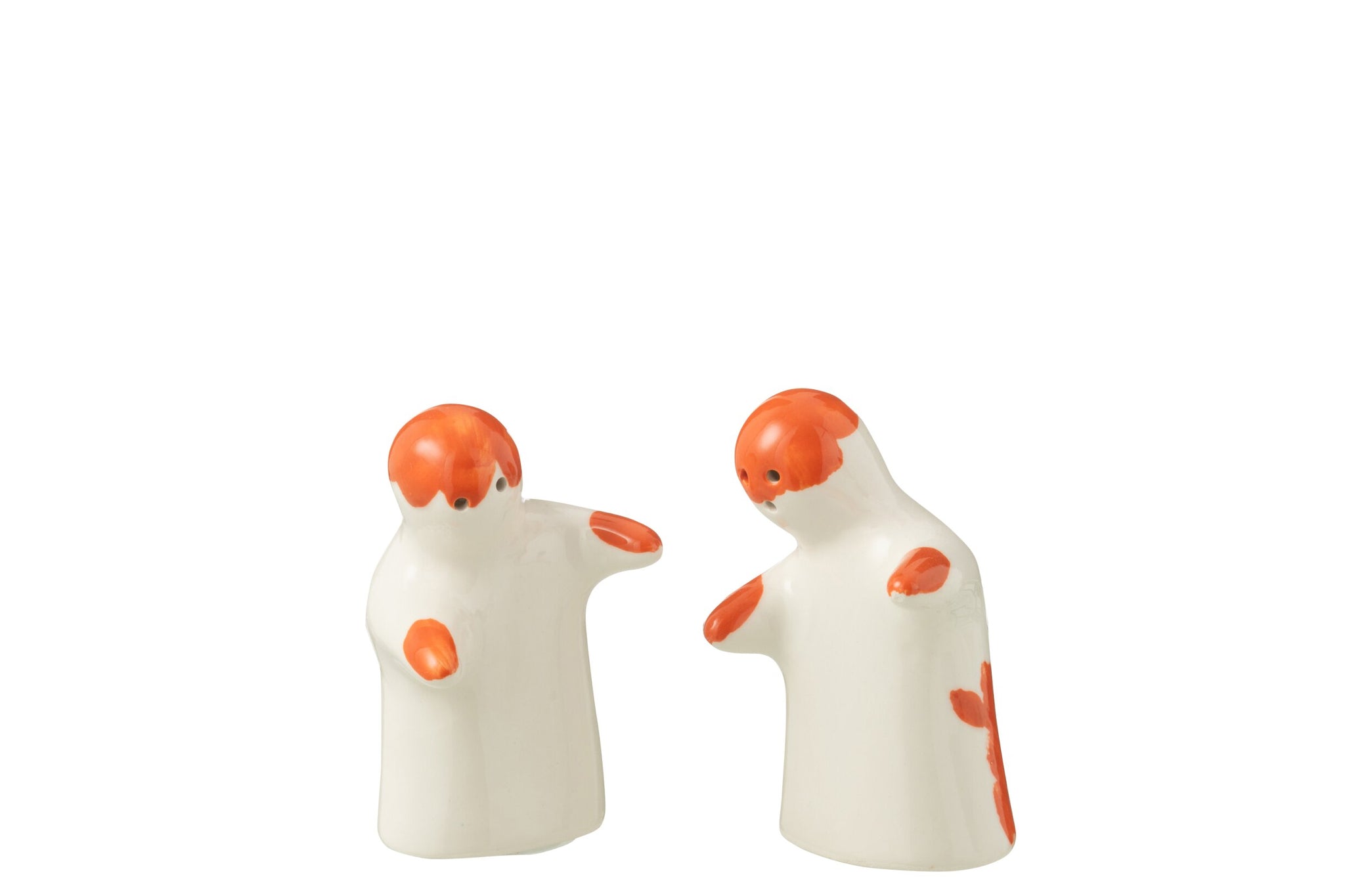 Zout &amp; Peper Granada Keramiek Wit/Oranje