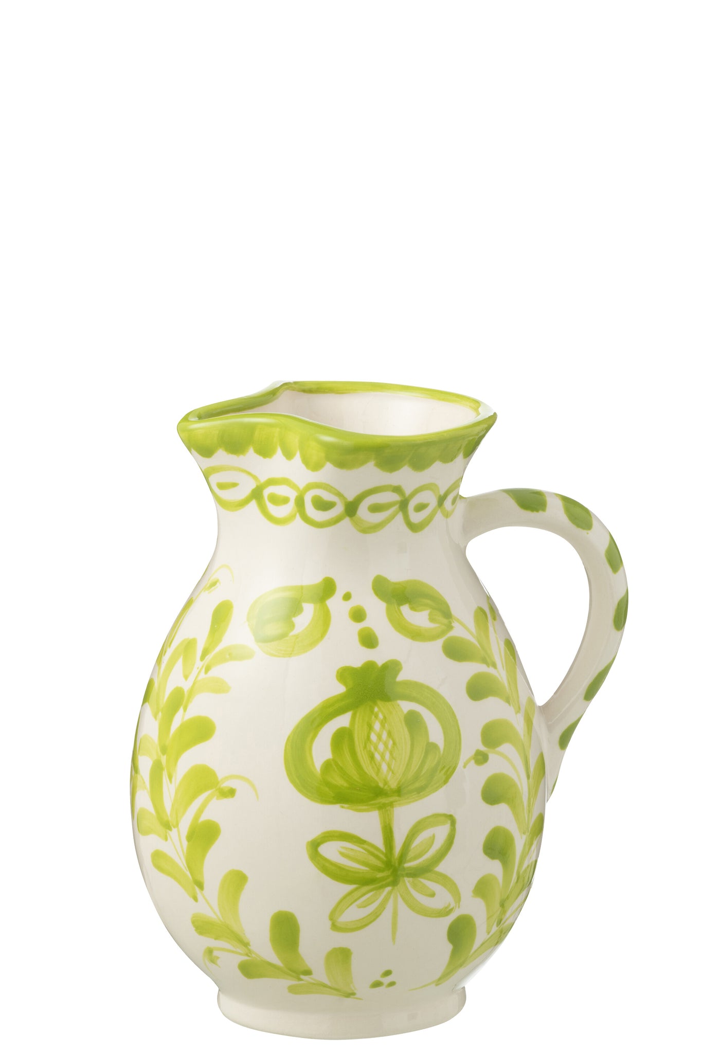 Kan Granada keramische wit/groen medium.
