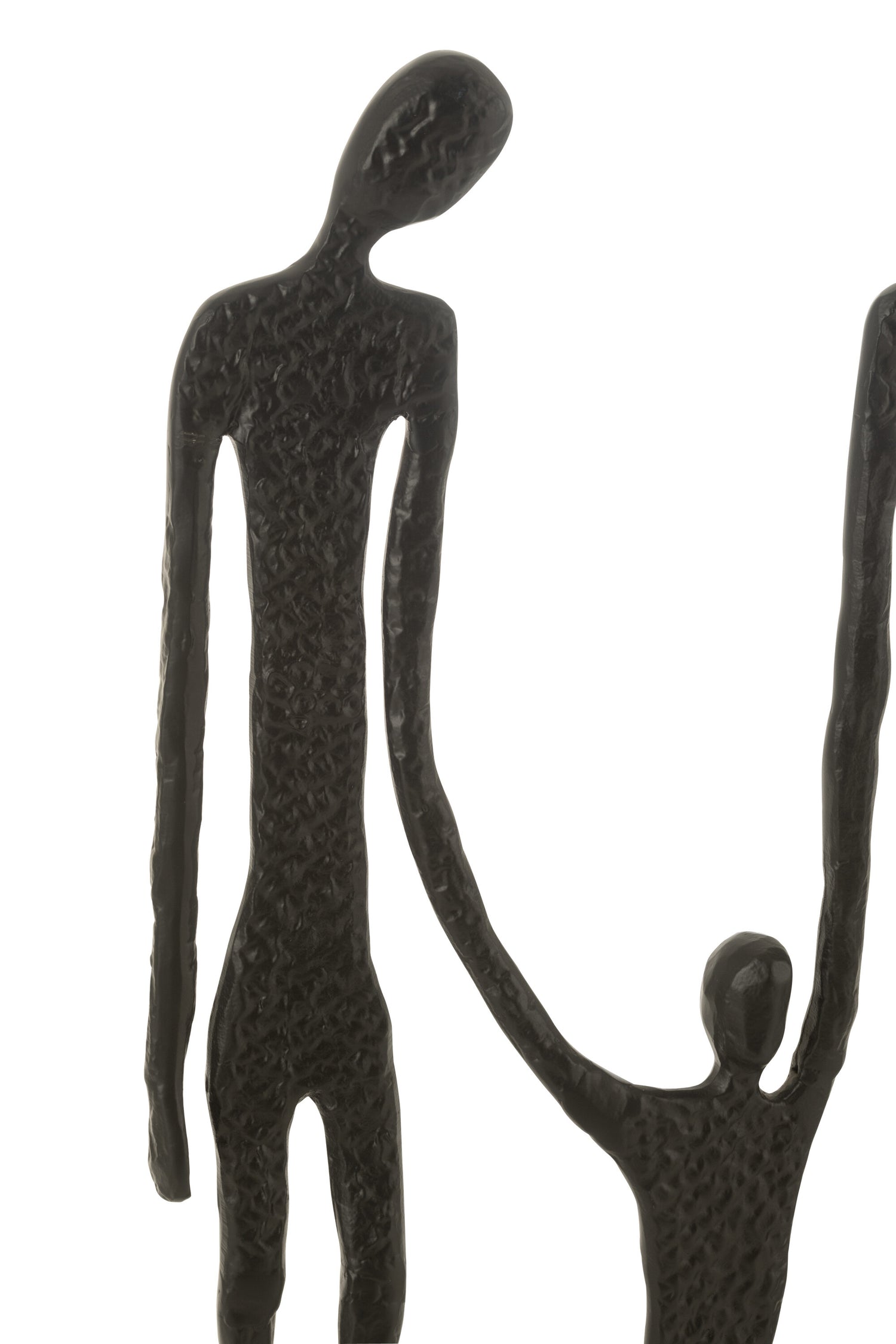 Figuur Samen Aluminium Zwart