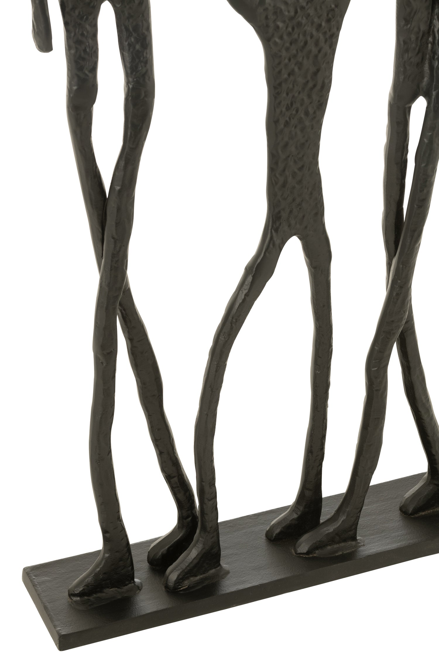 Figuur Samen Aluminium Zwart