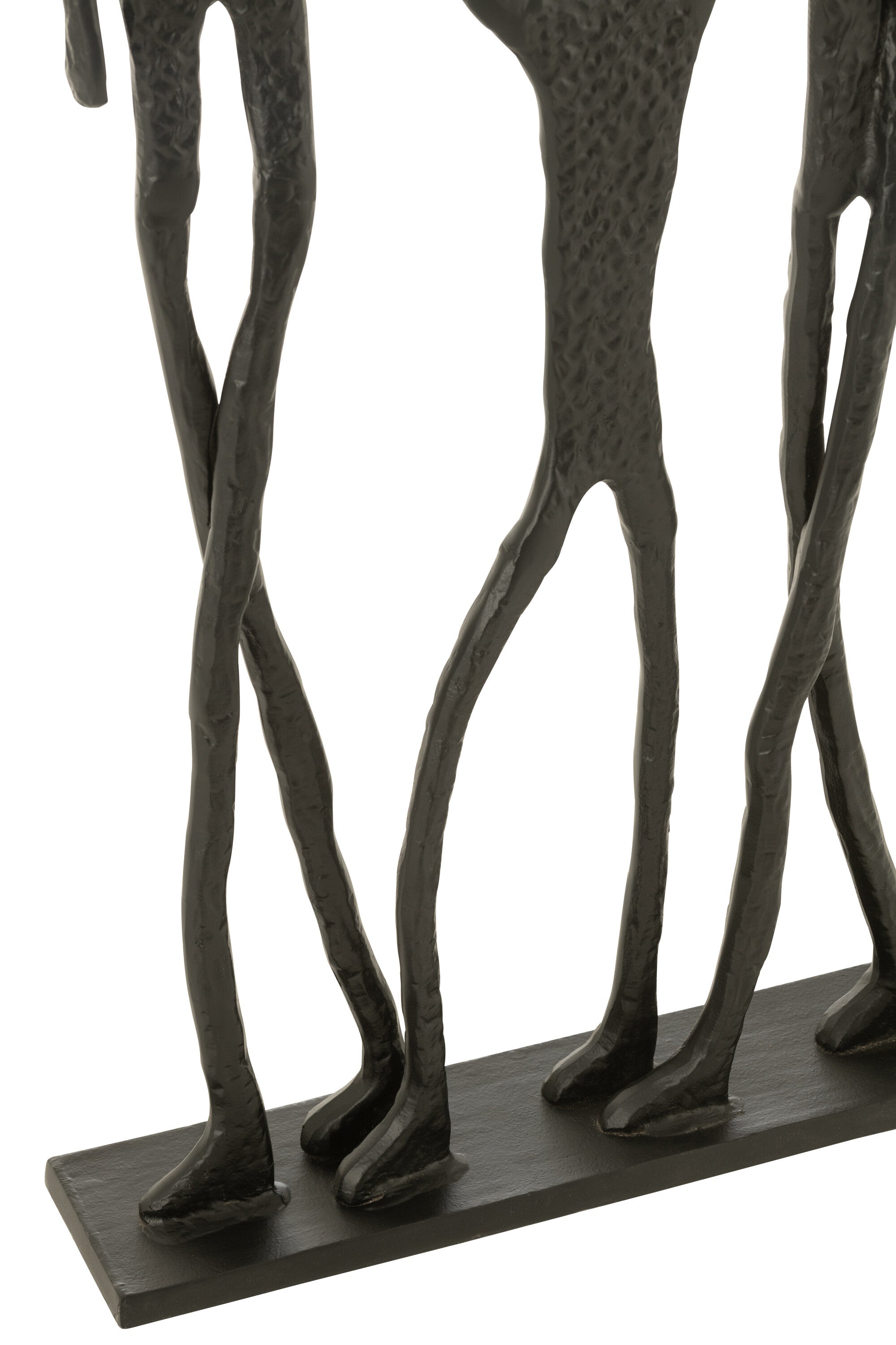 Figuur Samen Aluminium Zwart