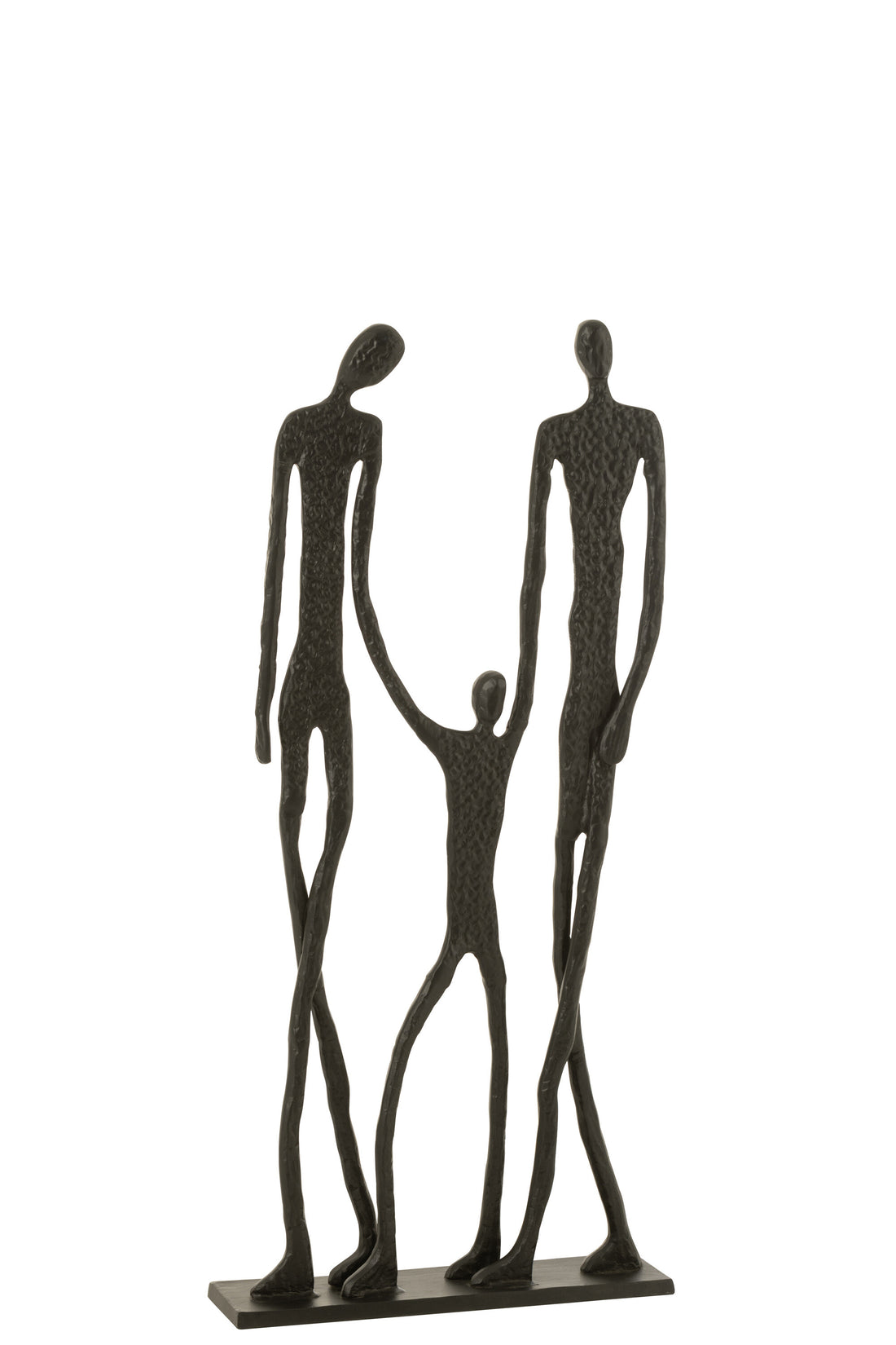 Figuur Samen Aluminium Zwart