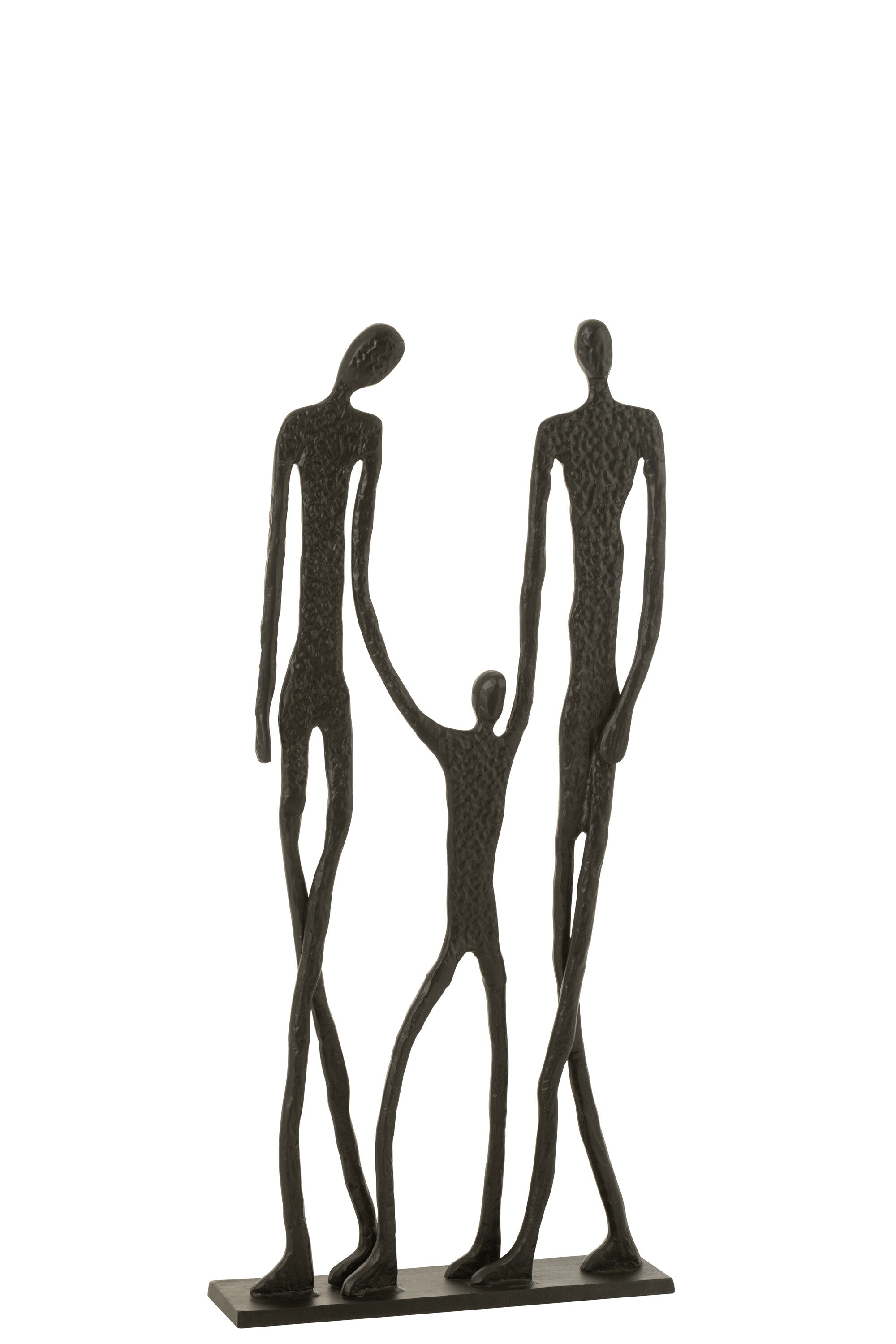 Figuur Samen Aluminium Zwart