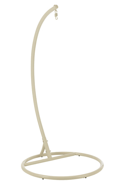 Hangstoel Egga Staal/Touw Beige