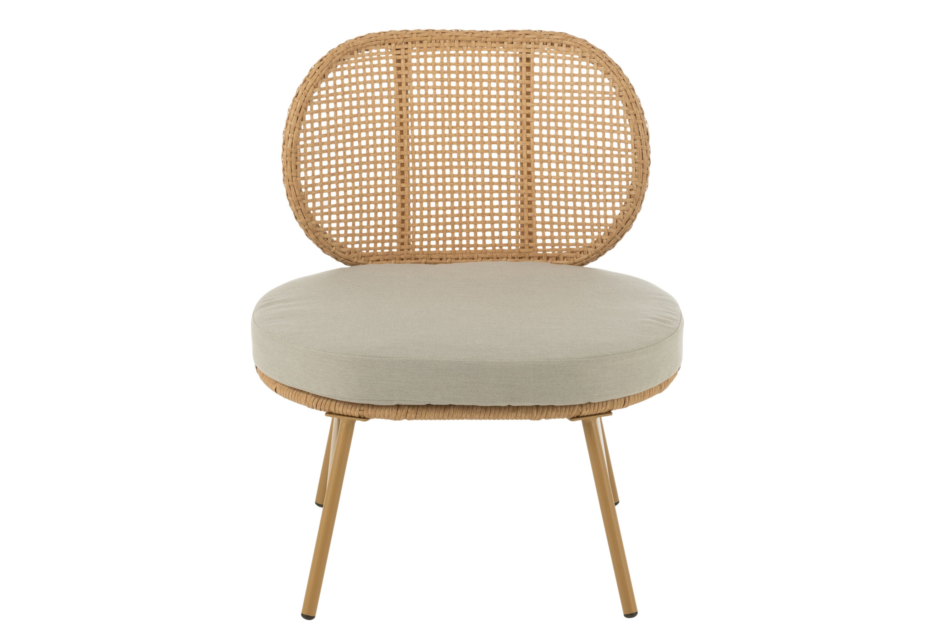 Stoel Joa Staal/Riet Natuurlijk