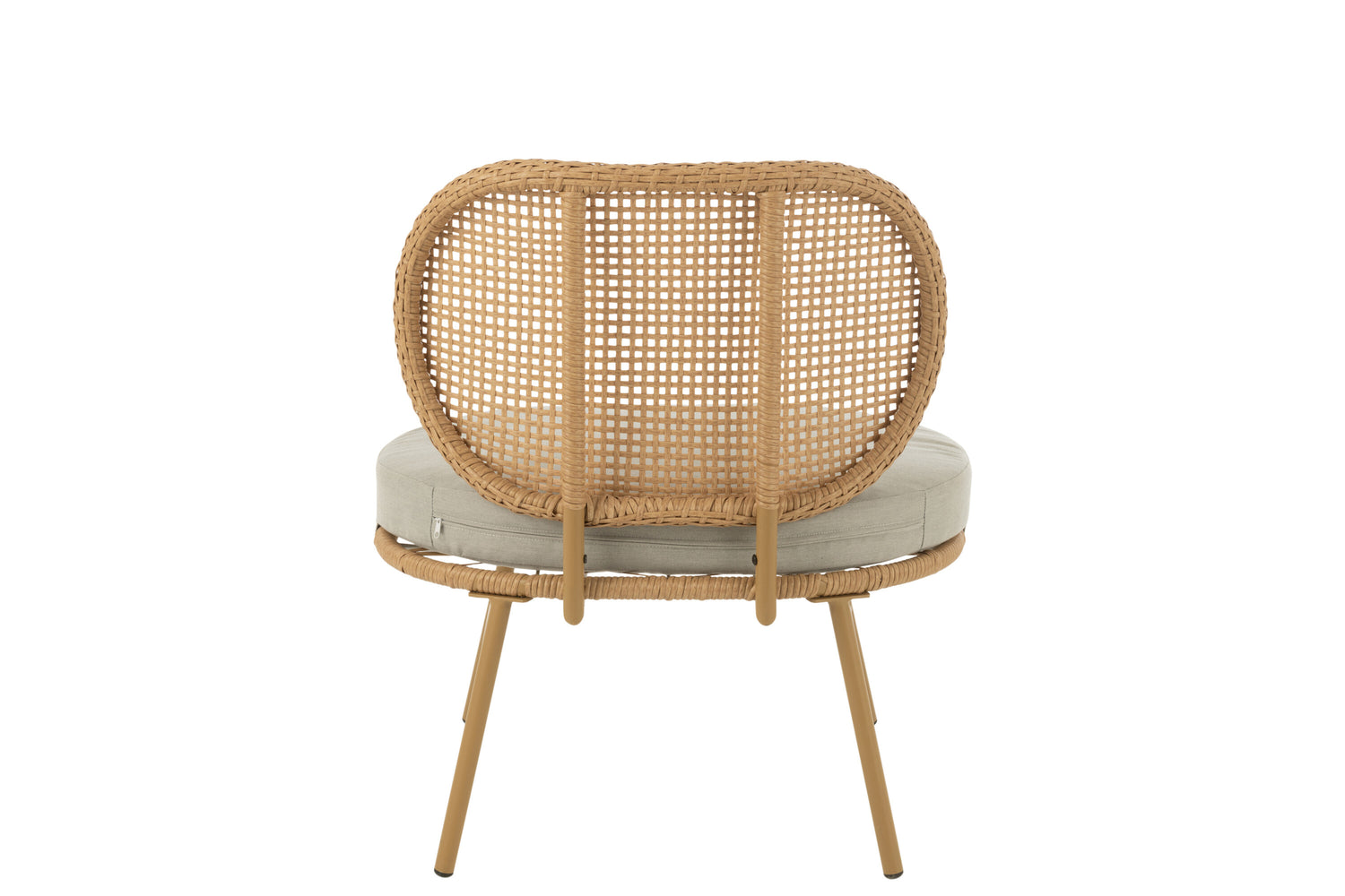 Stoel Joa Staal/Riet Natuurlijk