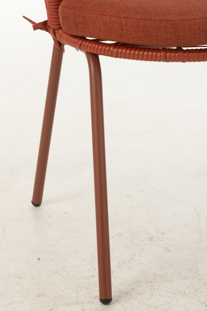 Stoel Toa Staal/Touw Rood