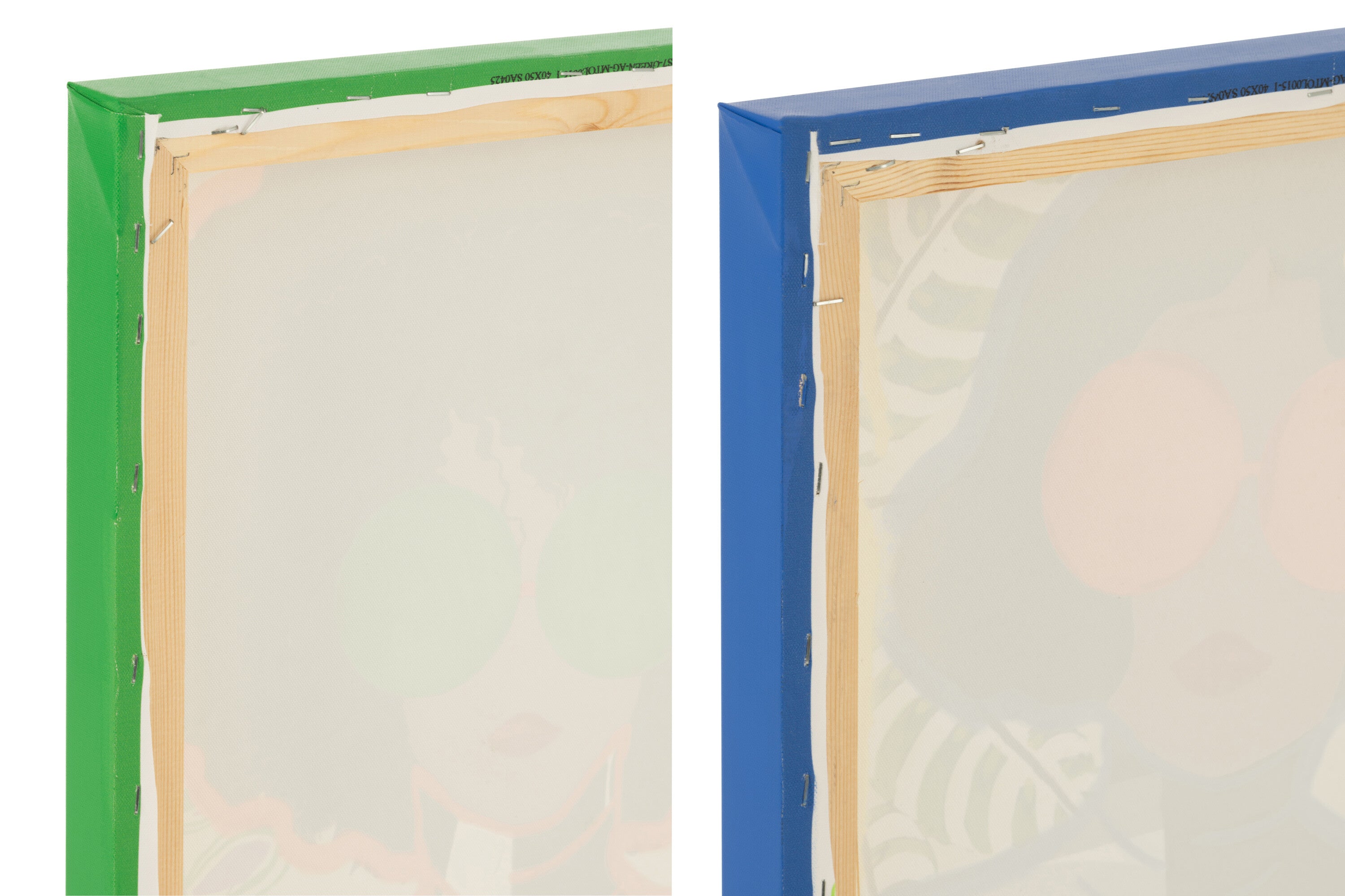Wanddecoratie Vrouwen Popart Canvas Mix Kleine Assortiment Van 2
