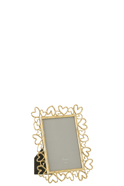 Fotolijst Klo 4X6 Pewter Goud Klein