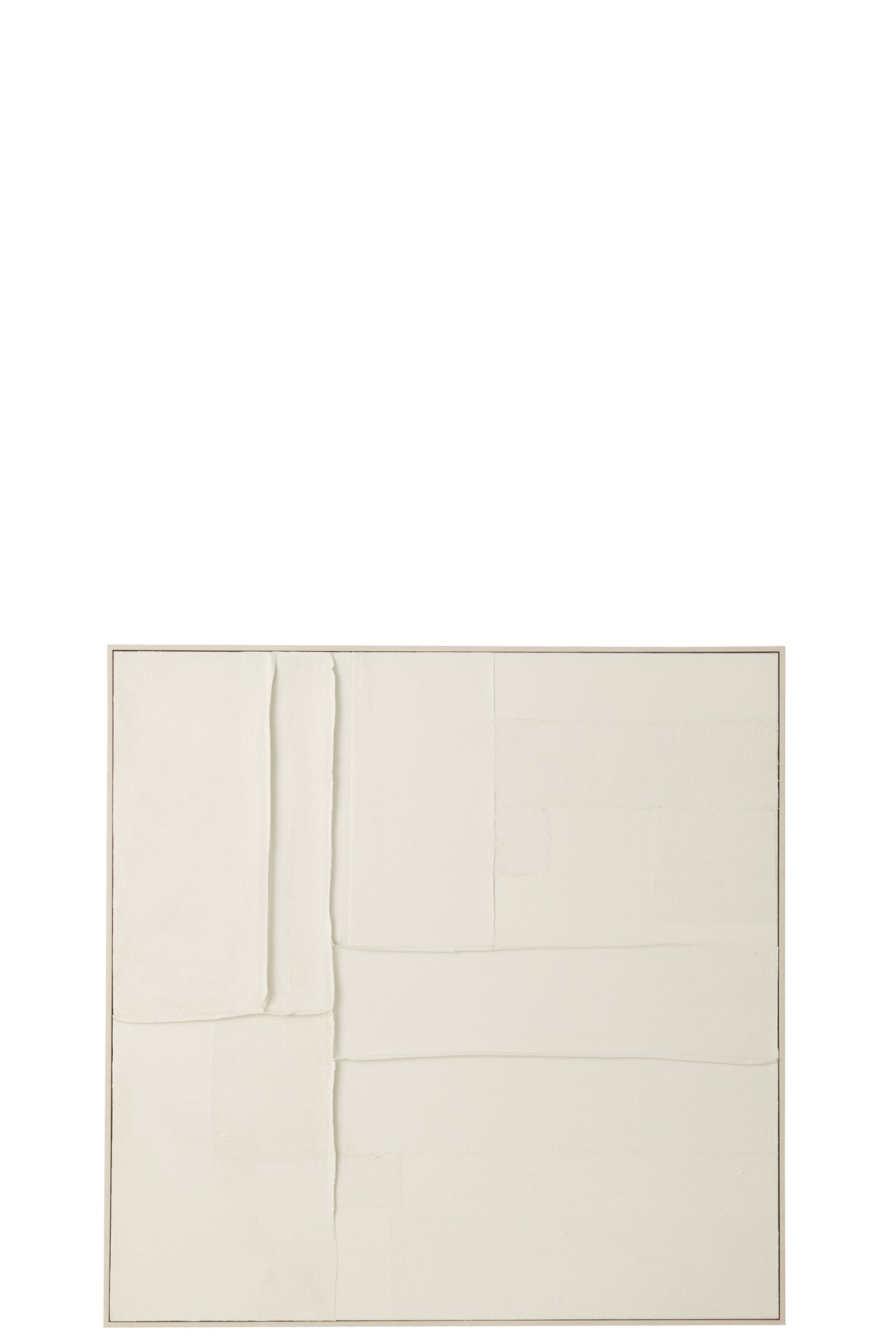 Schilderen Log Canvas/Dennenhout Wit