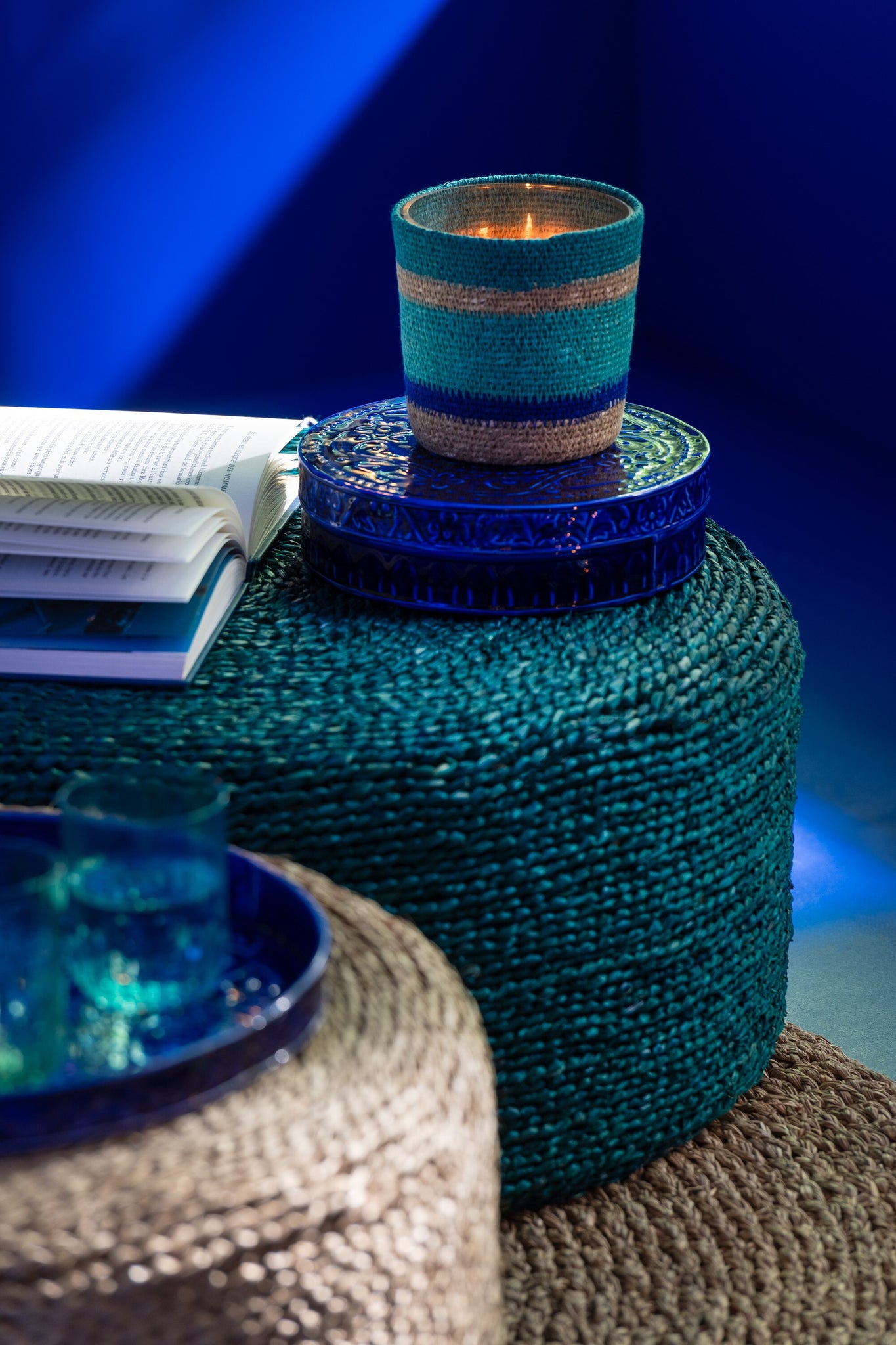 Set van 2 Box Nag Iron Blauw