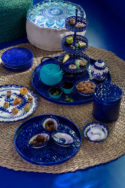 Set van 2 Box Pag Iron Blauw